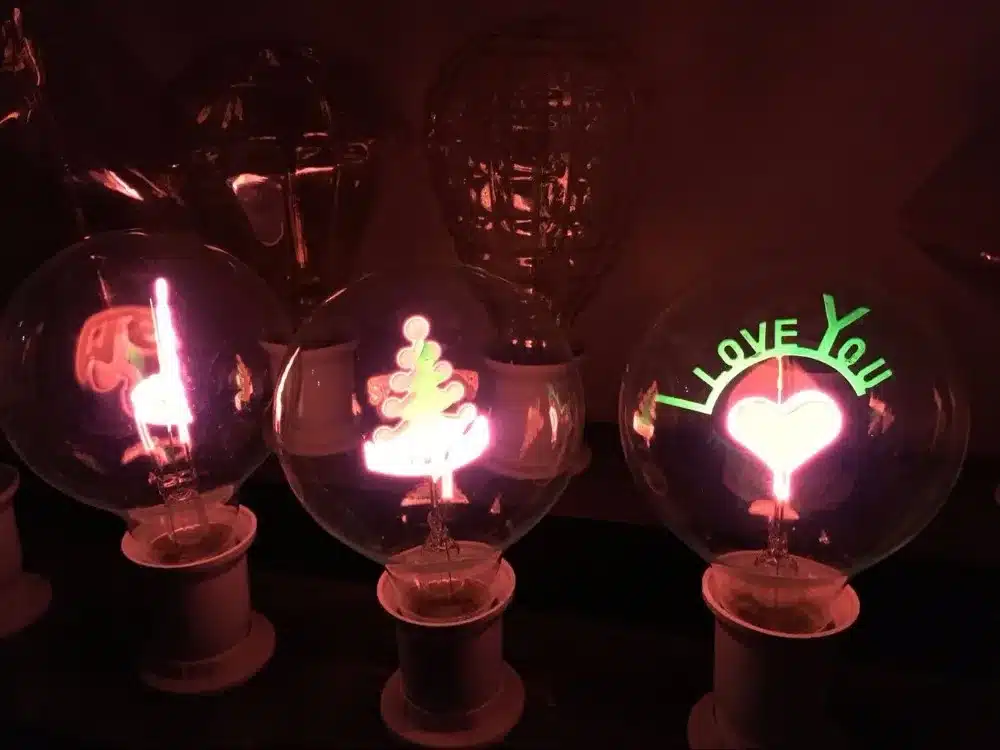 Lampadine Incandescent Bulb G80 E27 Vintage Edison Lamp 220v Novelty Lights Bulb 3w Christmas Lights Ampoules for Home Decor 10