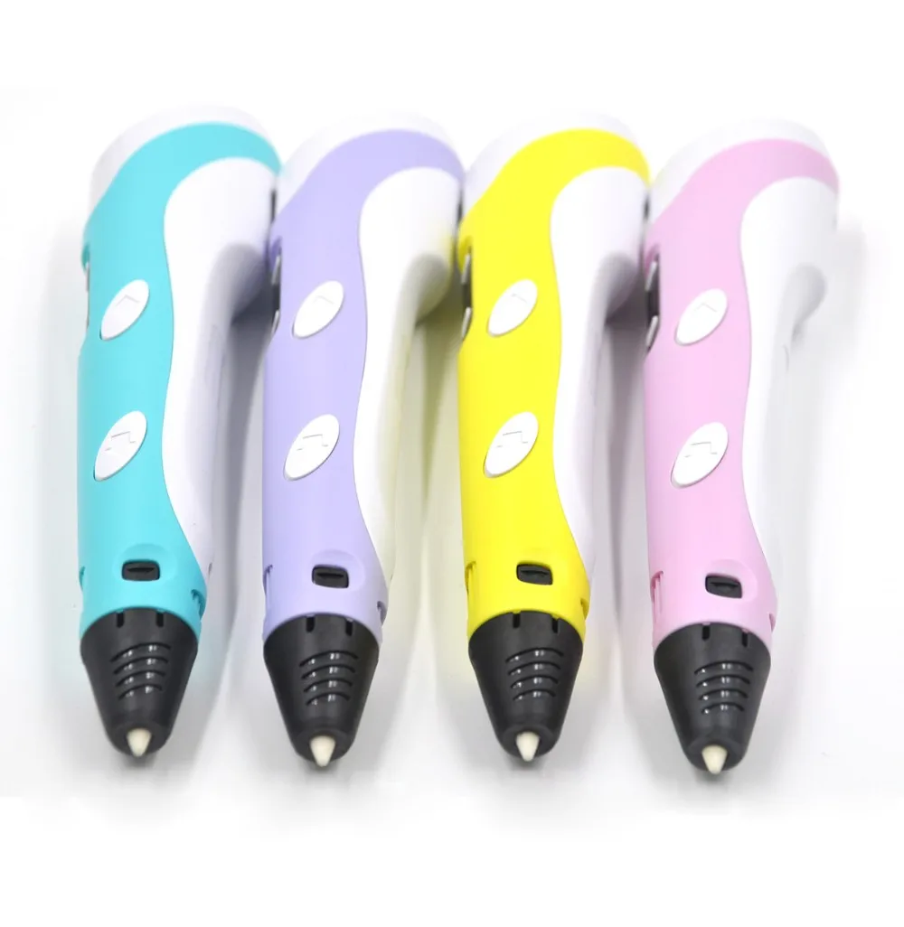 Hot 3d printer Pen with Screen 3D Drawing Pen for 3D Painting for Birthday and Christmas Gift 3D pen RP-100B with PLA Filament 12