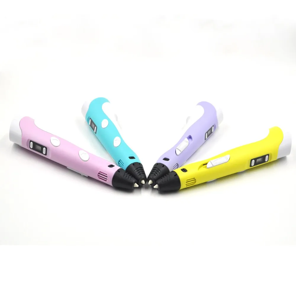 Hot 3d printer Pen with Screen 3D Drawing Pen for 3D Painting for Birthday and Christmas Gift 3D pen RP-100B with PLA Filament 14