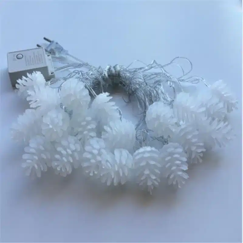 4M/20leds Colorful Modeling LED String Pinecone Flashing Christmas Lights Garlands for Holiday Party Wedding Decoration 17