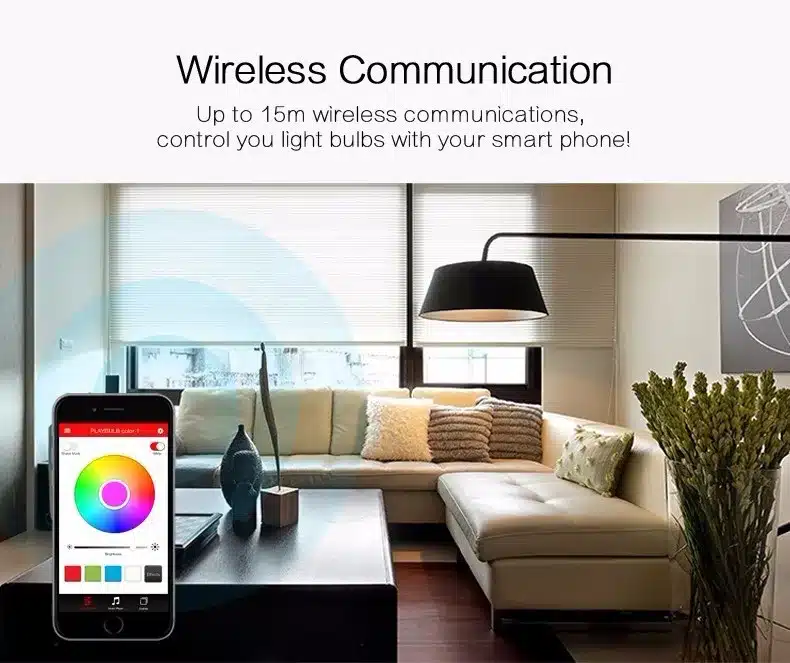 MIPOW Bluetooth Smart LED Light Bulbs APP Smartphone Group Controlled Dimmable Color Changing Decorative Christmas Party Lights 14