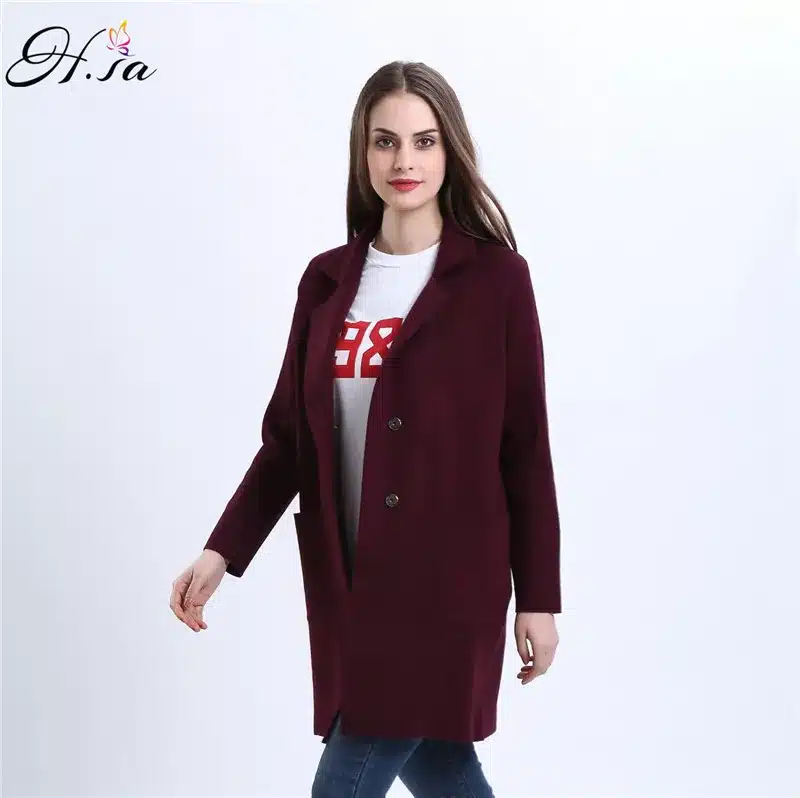 H.SA 2016 Winter Long Sweater Coat for Women Turn Down Formal Long Cardigans Christmas Sweaters Oversized Coat Knitted camisola 16