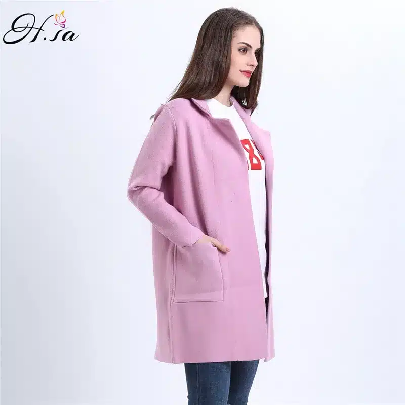 H.SA 2016 Winter Long Sweater Coat for Women Turn Down Formal Long Cardigans Christmas Sweaters Oversized Coat Knitted camisola 19