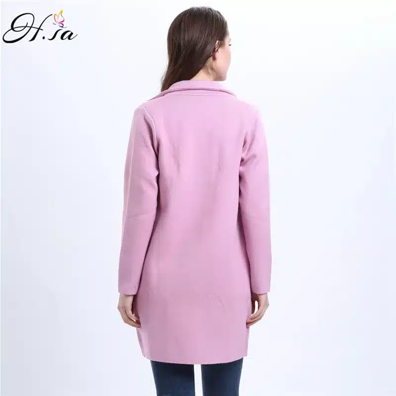 H.SA 2016 Winter Long Sweater Coat for Women Turn Down Formal Long Cardigans Christmas Sweaters Oversized Coat Knitted camisola 21