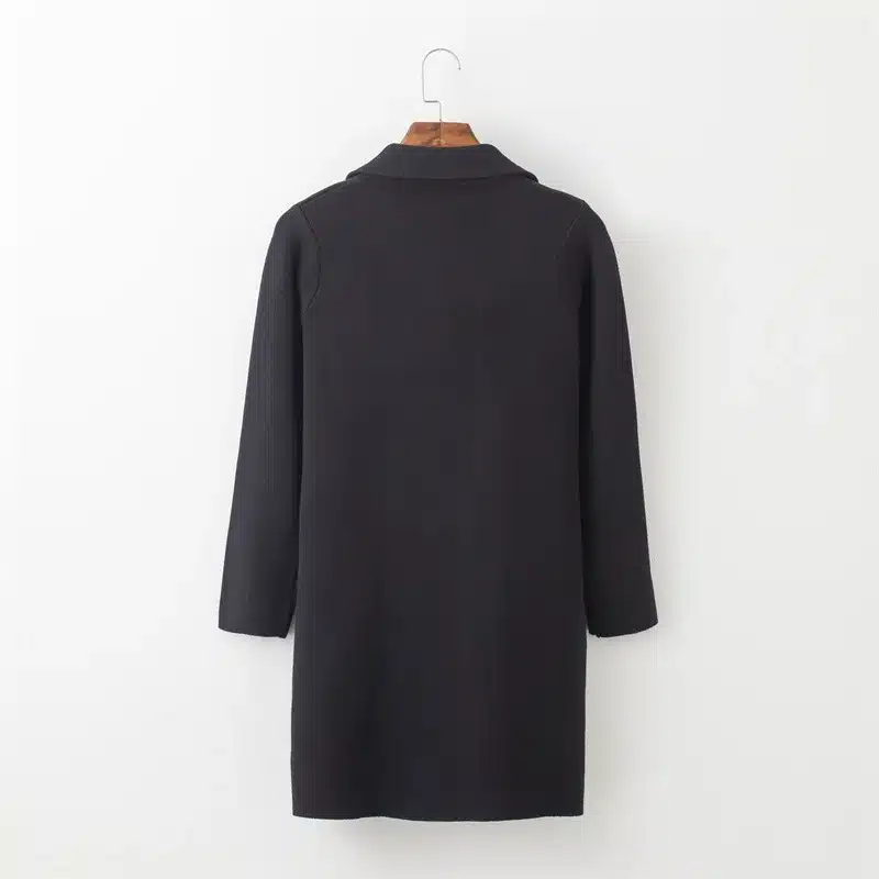 H.SA 2016 Winter Long Sweater Coat for Women Turn Down Formal Long Cardigans Christmas Sweaters Oversized Coat Knitted camisola 32