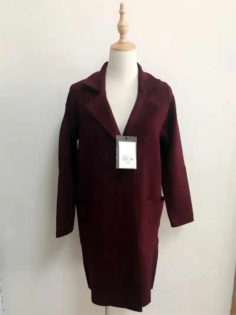 H.SA 2016 Winter Long Sweater Coat for Women Turn Down Formal Long Cardigans Christmas Sweaters Oversized Coat Knitted camisola 33