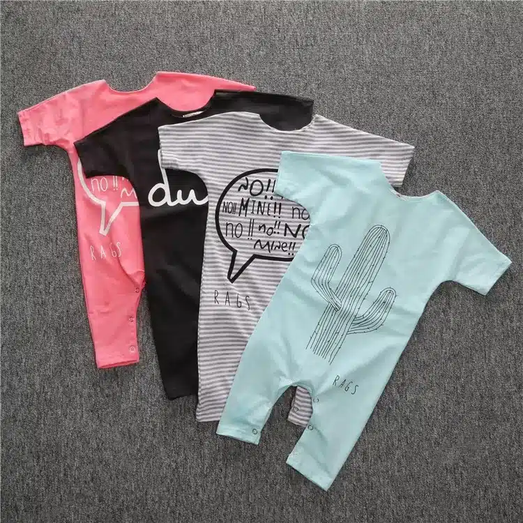 baby girl boys rompers girls clothes Christmas short sleeve kids romper newborn infant roupas de bebe overall clothes ins hot 9