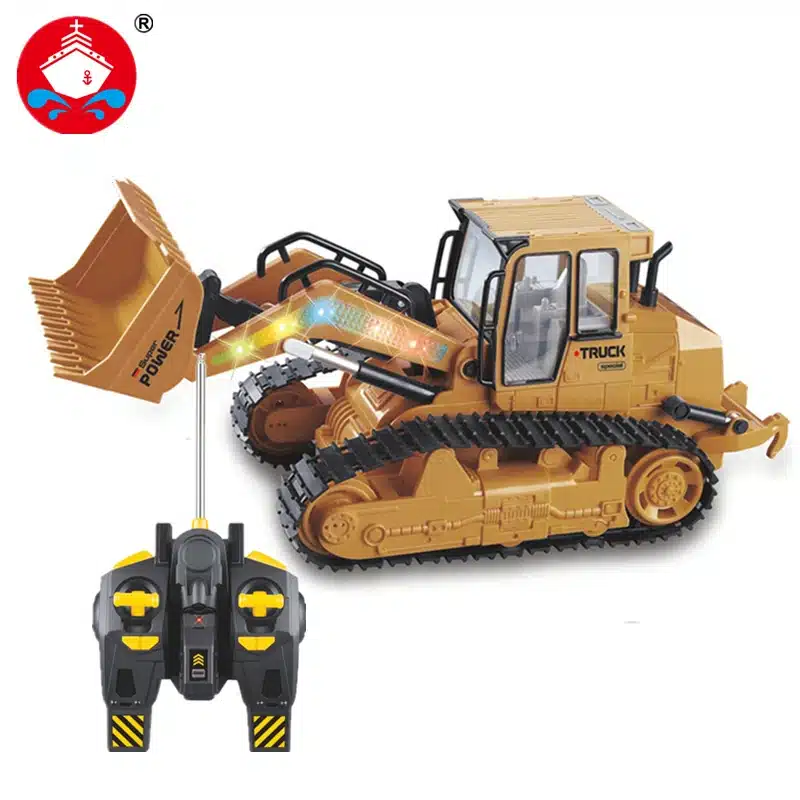 2017 new RC Truck 6CH Bulldozer Caterpillar Track Remote Control Simulation Engineering Truck Christmas Gift Construction Model 16