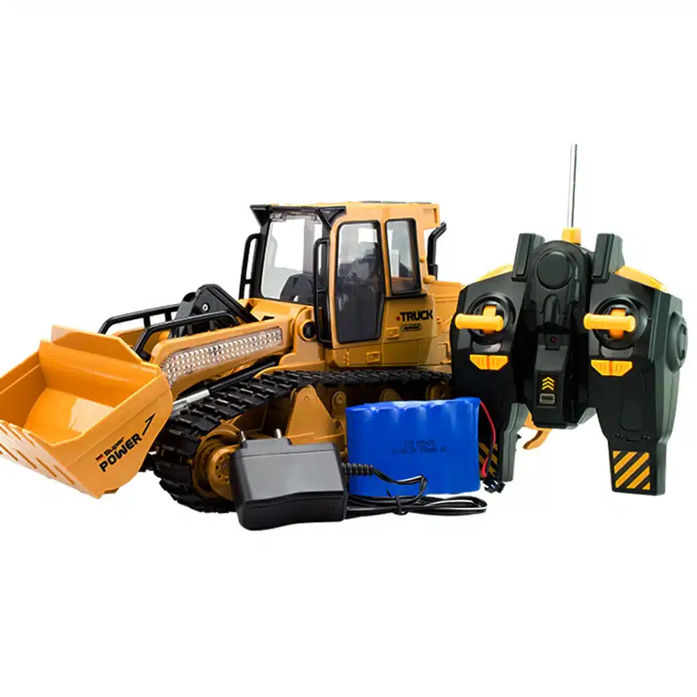 2017 new RC Truck 6CH Bulldozer Caterpillar Track Remote Control Simulation Engineering Truck Christmas Gift Construction Model 20
