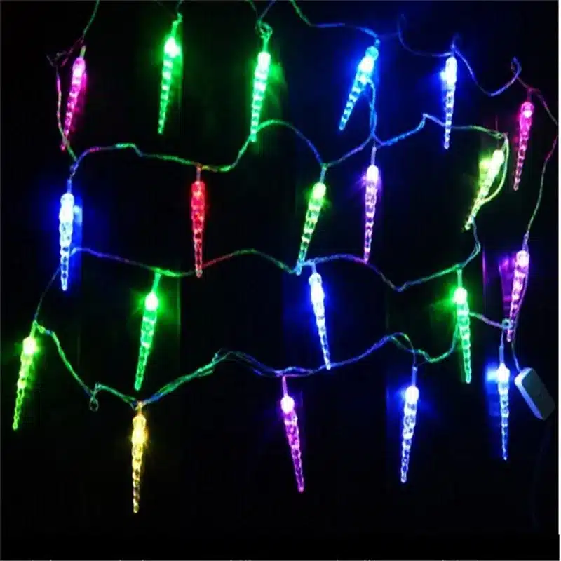 10M 50 LED Icicle String Lights New Year Christmas Xmas Wedding Party Led Fairy Lights 9