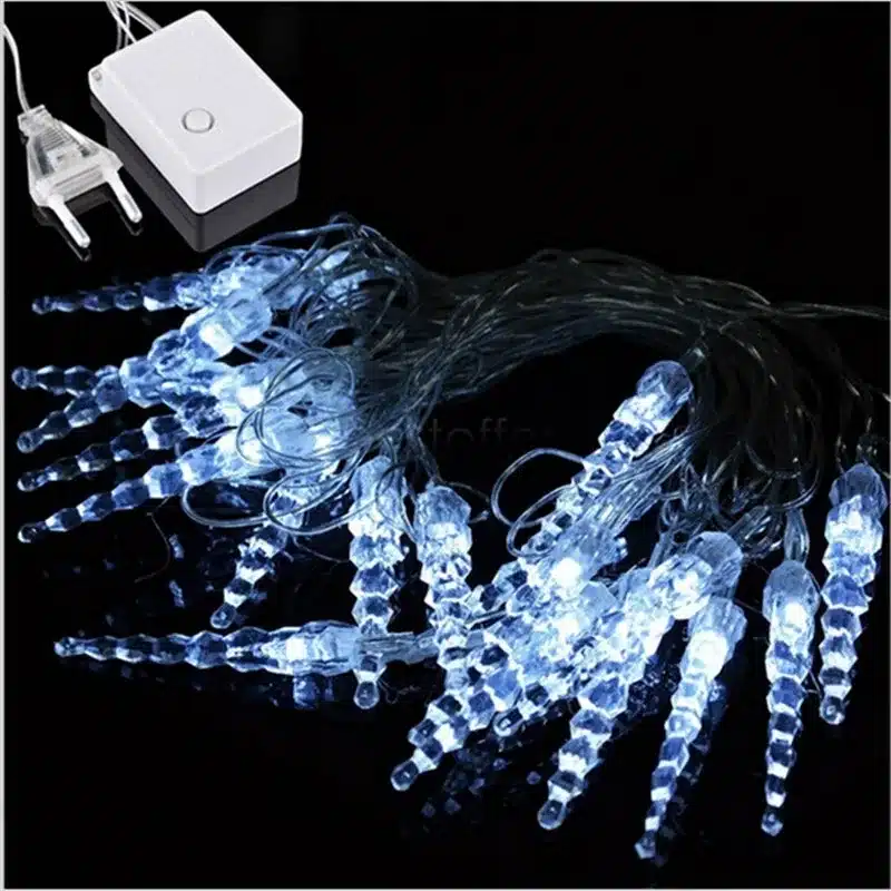 10M 50 LED Icicle String Lights New Year Christmas Xmas Wedding Party Led Fairy Lights 13