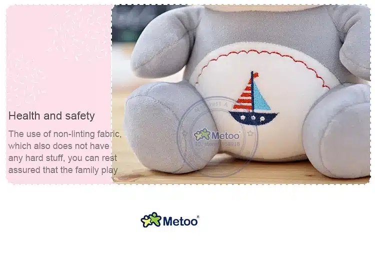 7.5 Inch Plush Sweet Lovely Stuffed Baby Kids Toys for Girls Birthday Christmas Gift 19cm Lion Rabbit Bear Panda Metoo Doll 18