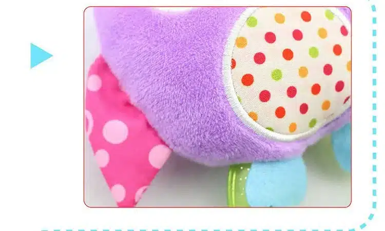 0-3 Y Baby Rattle hand Bell Toy 5 Style Owl Bird Chicken Animals Plush Happy Monkey Gift WJ290 31