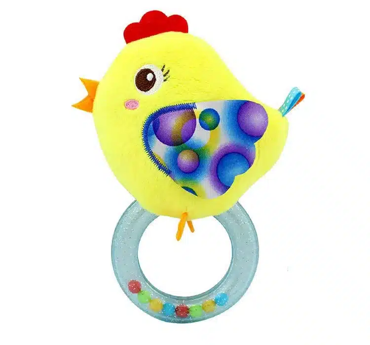 0-3 Y Baby Rattle hand Bell Toy 5 Style Owl Bird Chicken Animals Plush Happy Monkey Gift WJ290 37