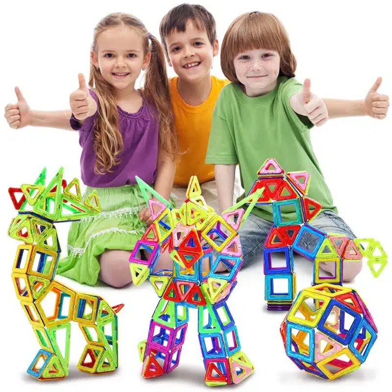 Magplayer 252pcs Magnetic Blocks Mini Magnetic Designer Construction 3D Model Magnetic Blocks Educational Toys For Children 16