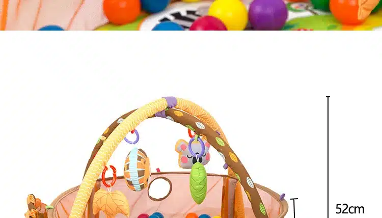 Lion Baby Toy Baby Play Mat 0-1 Year Game Tapete Infantil Educational Crawling Mat Play Gym Cartoon Blanket Ball Pit 25