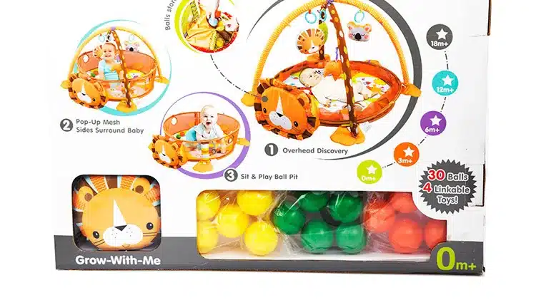 Lion Baby Toy Baby Play Mat 0-1 Year Game Tapete Infantil Educational Crawling Mat Play Gym Cartoon Blanket Ball Pit 27