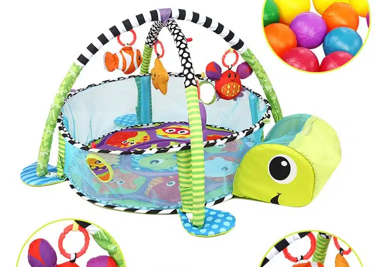 Lion Baby Toy Baby Play Mat 0-1 Year Game Tapete Infantil Educational Crawling Mat Play Gym Cartoon Blanket Ball Pit 34