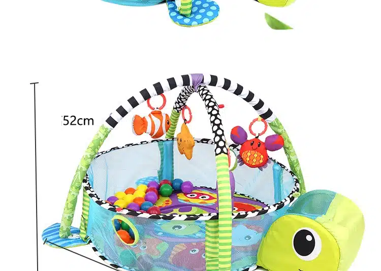 Lion Baby Toy Baby Play Mat 0-1 Year Game Tapete Infantil Educational Crawling Mat Play Gym Cartoon Blanket Ball Pit 36