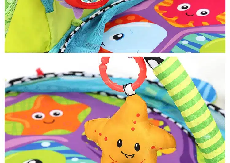 Lion Baby Toy Baby Play Mat 0-1 Year Game Tapete Infantil Educational Crawling Mat Play Gym Cartoon Blanket Ball Pit 39