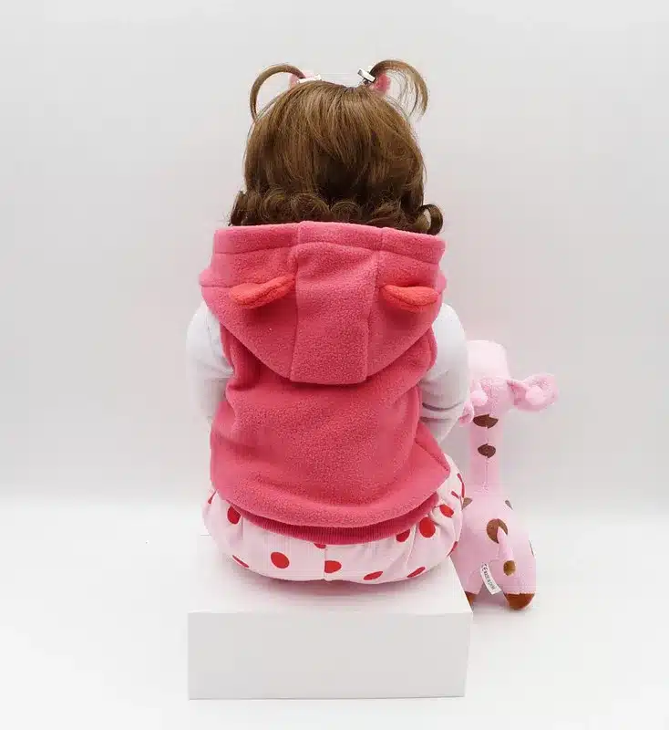 22" Lifelike Toddler Baby Bonecas Girl Doll House Vinyl Adora Bebe Reborn Menina de Silicone Christmas Toys Juguetes Brinquedos 14