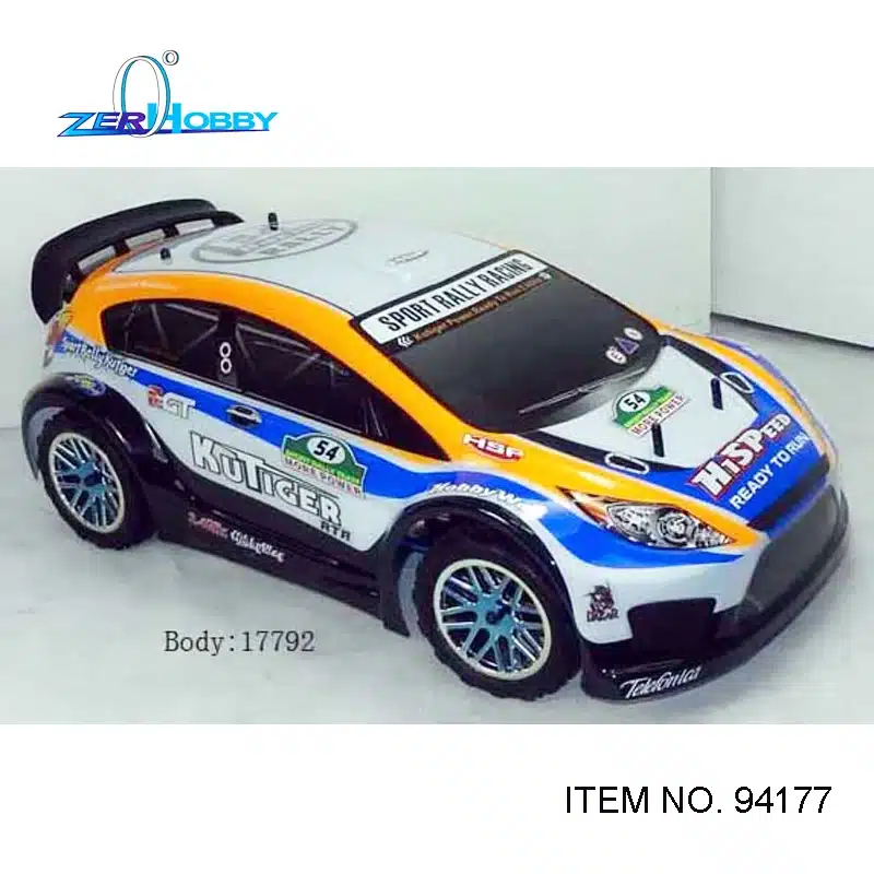 HSP RACING RC CAR KUTIGER 94177 1/10 SCALE 4WD ON ROAD NITRO POWERED SPORT RALLY RACING RC CAR 18CXP ENGINE 6
