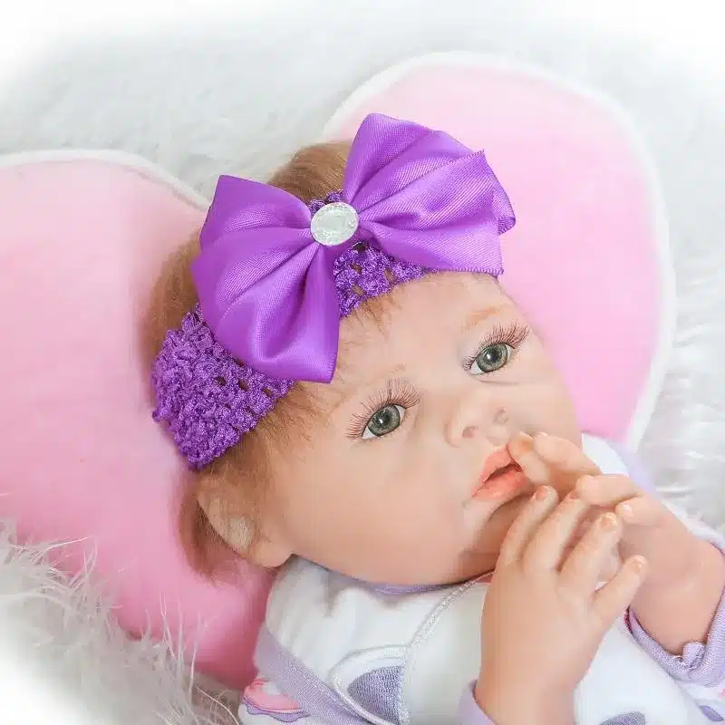 23 Inch Soft Full silicone body reborn babies Girl dolls Can Bath Lifelike Vinyl Newborn Bebe Alive Brinquedos Reborn Bonecas 11