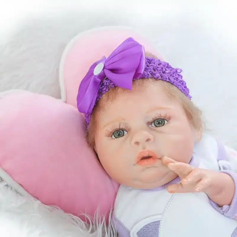 23 Inch Soft Full silicone body reborn babies Girl dolls Can Bath Lifelike Vinyl Newborn Bebe Alive Brinquedos Reborn Bonecas 14