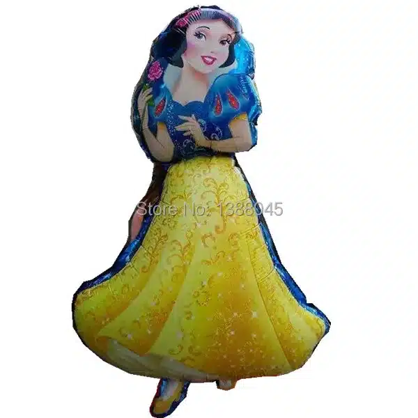 5pcs/lot Big Size Princess Cinderlla Belle Elsa Foil Balloons Snow White Birthday Party Decoration Kids Classic Inflatable Toys 9