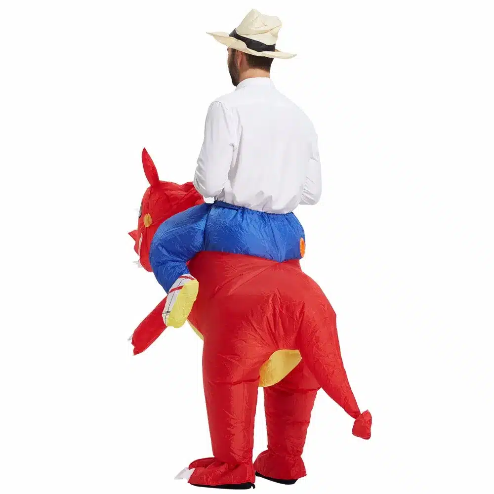 Christmas Costume for Women Inflatable Dinosaur Costume - Fan Operated Adult Kids Size Halloween Cosplay Animal Dino Rider T-Rex 4