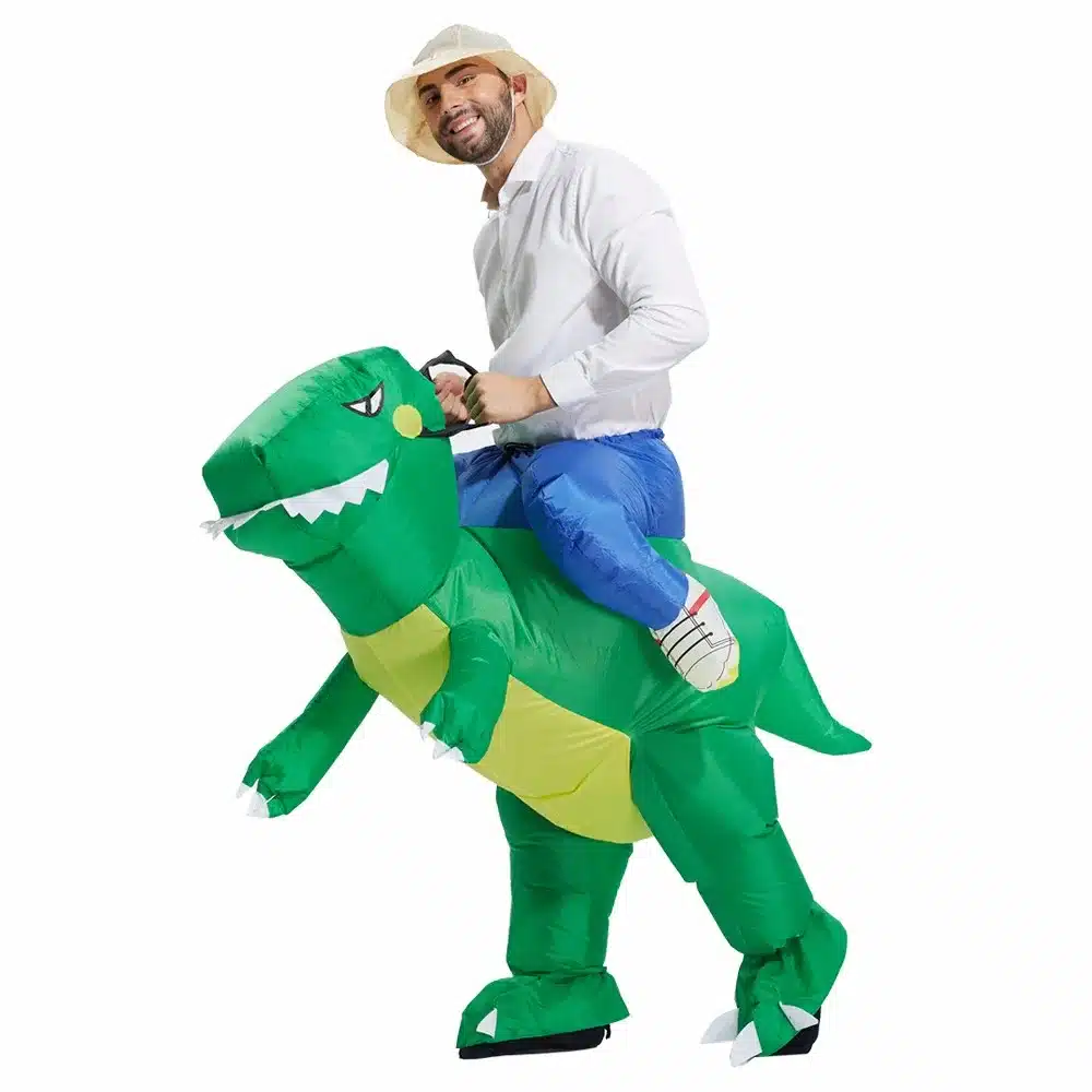 Christmas Costume for Women Inflatable Dinosaur Costume - Fan Operated Adult Kids Size Halloween Cosplay Animal Dino Rider T-Rex 7