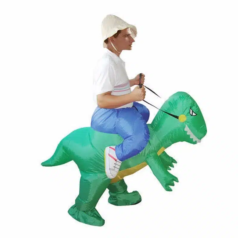 Christmas Costume for Women Inflatable Dinosaur Costume - Fan Operated Adult Kids Size Halloween Cosplay Animal Dino Rider T-Rex 14