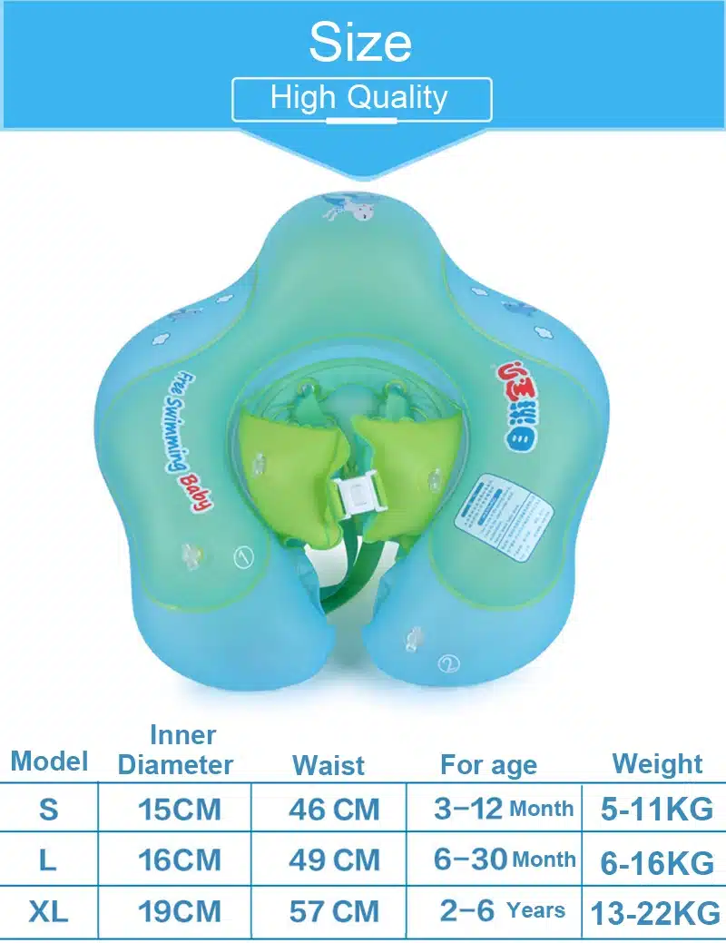 Baby Swimming Ring Inflatable Infant Armpit Floating Kids Swim Pool Accessories Circle Bathing Inflatable Double Raft Rings Toy 16