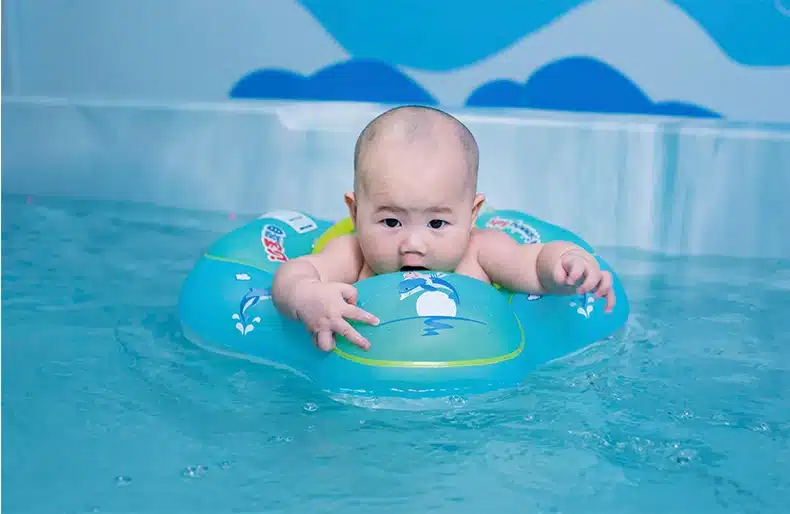 Baby Swimming Ring Inflatable Infant Armpit Floating Kids Swim Pool Accessories Circle Bathing Inflatable Double Raft Rings Toy 23