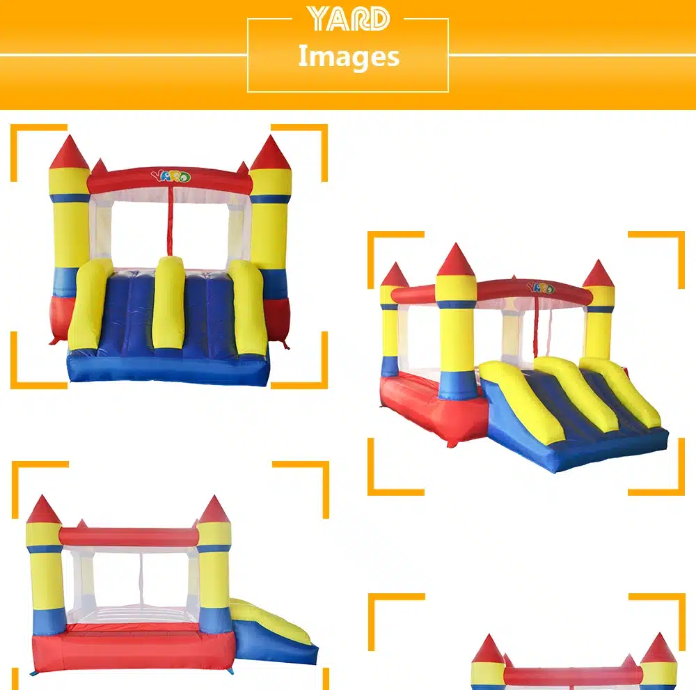 YARD Inflatable Bouncy Air Bounce House Playground with Free Blower for Kids Inflatable Bouncer with Slide for Sale 8