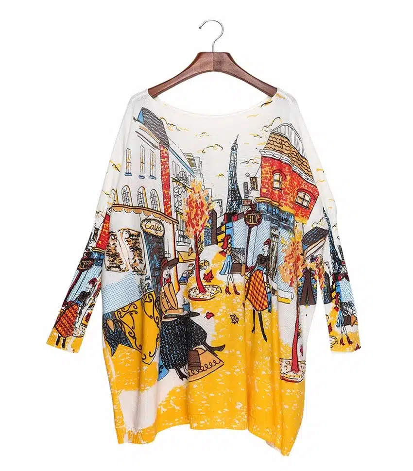New 2016 Autumn Winter Casual Long Christmas Sweater Dress Batwing Sleeve Printed Coat Women's Sweater Clothes Pullover Clothing 28
