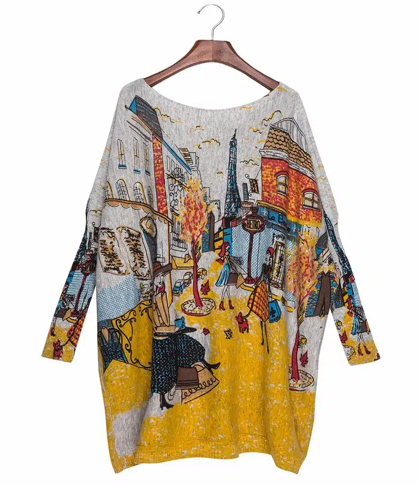 New 2016 Autumn Winter Casual Long Christmas Sweater Dress Batwing Sleeve Printed Coat Women's Sweater Clothes Pullover Clothing 30
