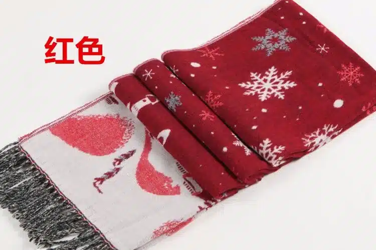 LOWEST PRICE Hot Sale cashmere Christmas scarves snowflake 70*190cm big shawl winter warm thick womens snow warm shawl 17