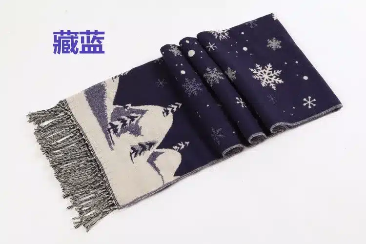 LOWEST PRICE Hot Sale cashmere Christmas scarves snowflake 70*190cm big shawl winter warm thick womens snow warm shawl 21