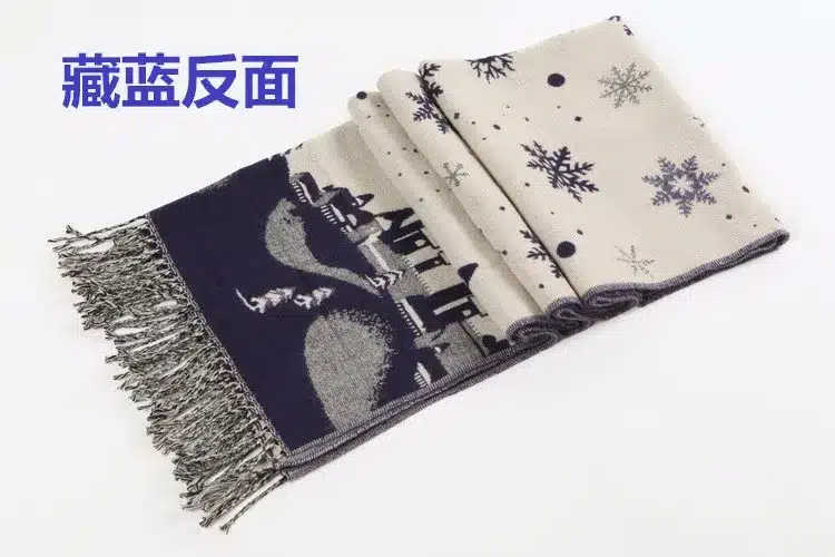 LOWEST PRICE Hot Sale cashmere Christmas scarves snowflake 70*190cm big shawl winter warm thick womens snow warm shawl 22