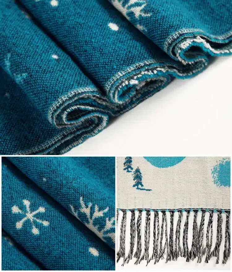 LOWEST PRICE Hot Sale cashmere Christmas scarves snowflake 70*190cm big shawl winter warm thick womens snow warm shawl 29