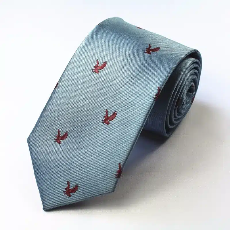 JEMYGINS Animal Mens Ties Silk Jacquard Weave Christmas Tie Slim Necktie Gravata Classic Fashion Business Wedding Tie For Men 15