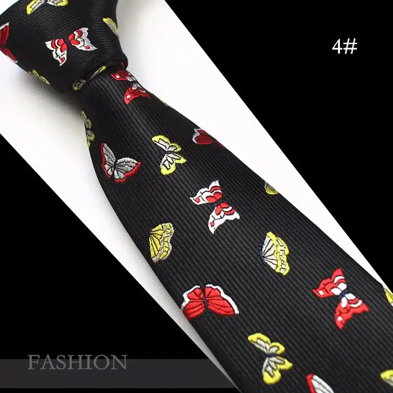 JEMYGINS Animal Mens Ties Silk Jacquard Weave Christmas Tie Slim Necktie Gravata Classic Fashion Business Wedding Tie For Men 20