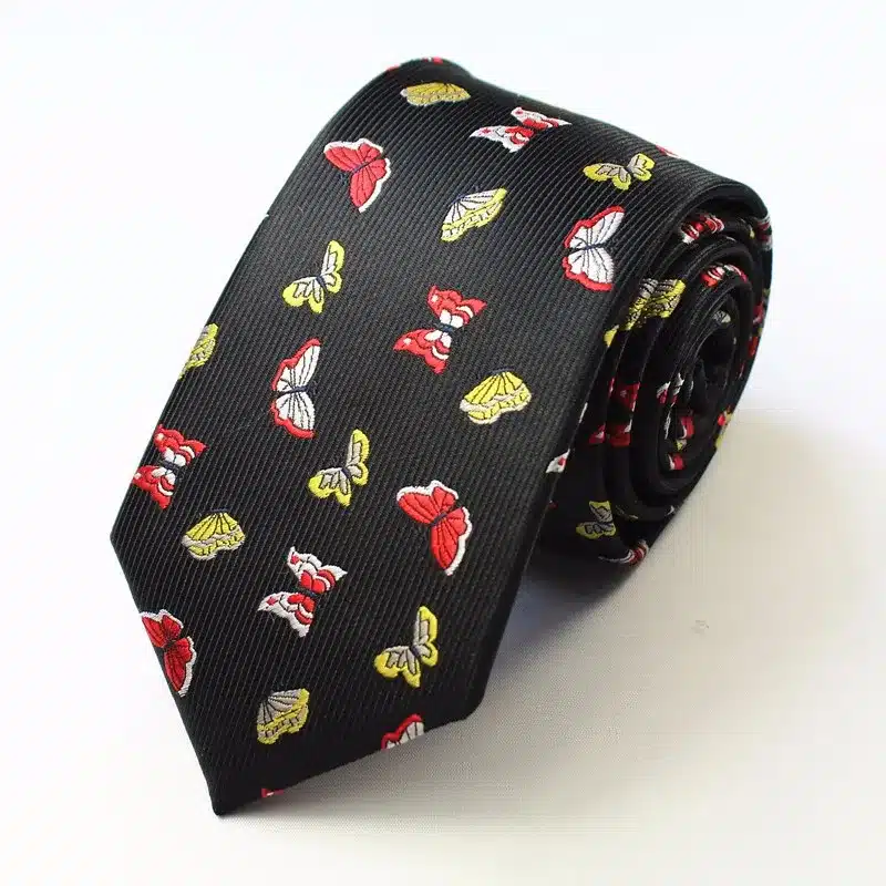 JEMYGINS Animal Mens Ties Silk Jacquard Weave Christmas Tie Slim Necktie Gravata Classic Fashion Business Wedding Tie For Men 21