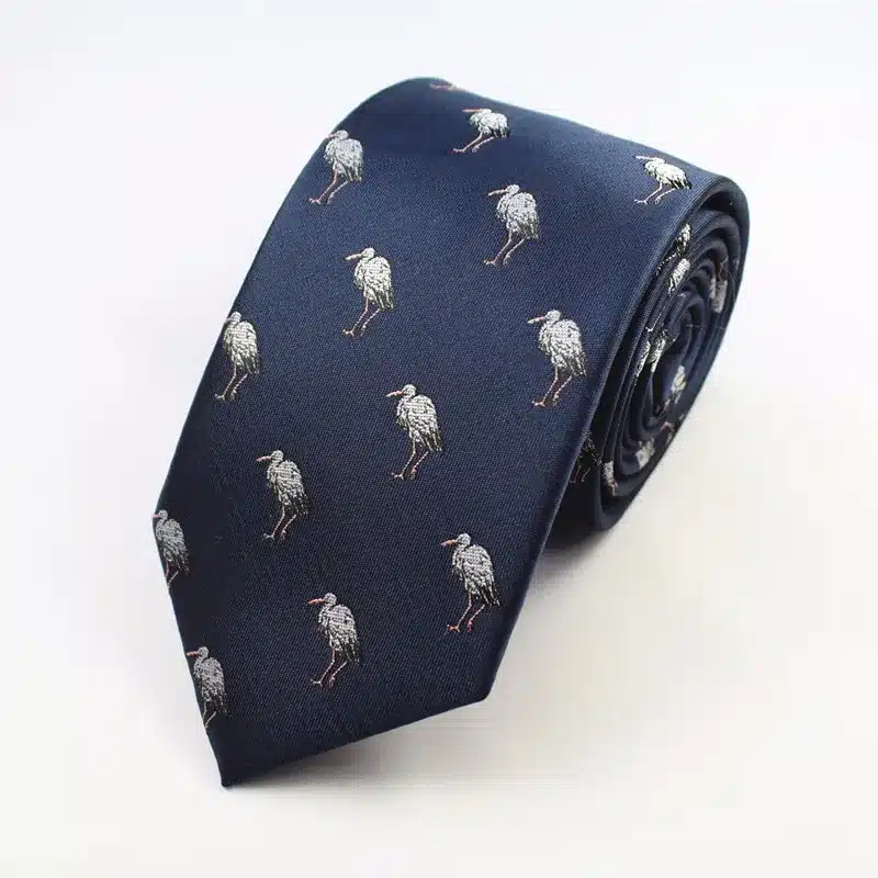 JEMYGINS Animal Mens Ties Silk Jacquard Weave Christmas Tie Slim Necktie Gravata Classic Fashion Business Wedding Tie For Men 45