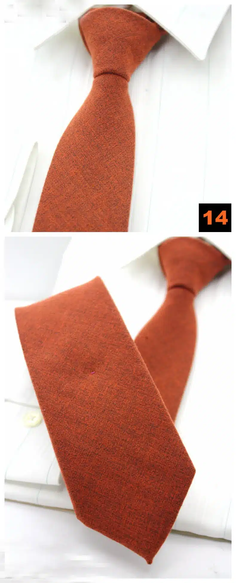 Mantieqingway Cashmere Neck Ties for Men Skinny Plaid Ties for Men Black Grey Solid Necktie Narrow Gravata for Men Christmas 29