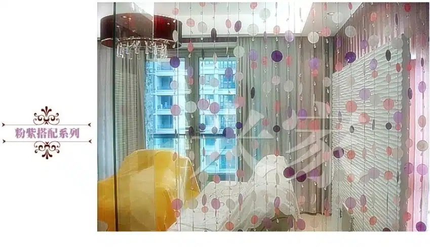 5 PCS Free form shell curtains porch partition decoration curtain Decorate Christmas, wedding decoration 30