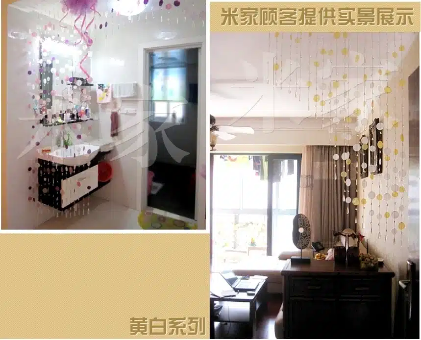 5 PCS Free form shell curtains porch partition decoration curtain Decorate Christmas, wedding decoration 31