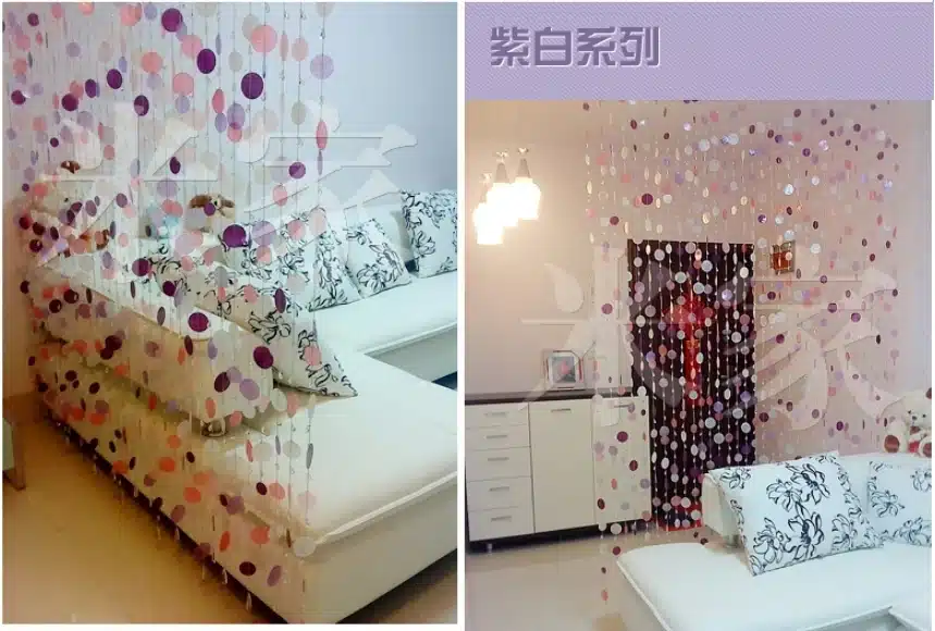 5 PCS Free form shell curtains porch partition decoration curtain Decorate Christmas, wedding decoration 32