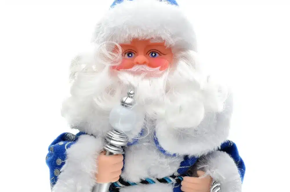 30cm New Year Christmas Ornaments Electric Santa Claus Musical Dancing Plush Dolls Toys Gifts For Child Home Decorations Crafts 8